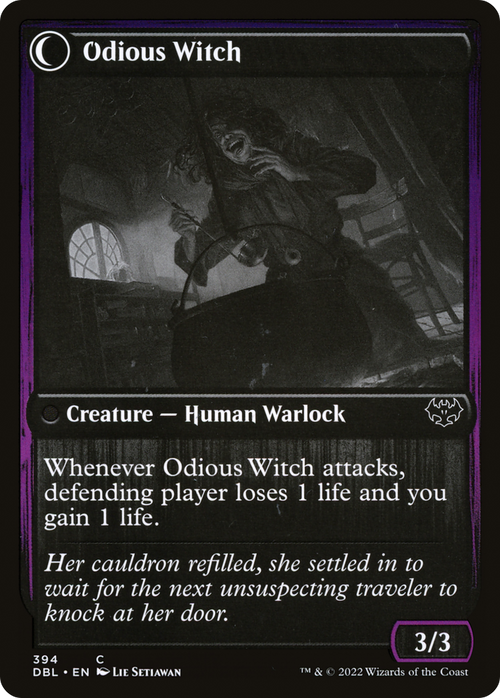 Ragged Recluse (DBL-394) - Innistrad: Double Feature: (Double Faced Transform) Foil