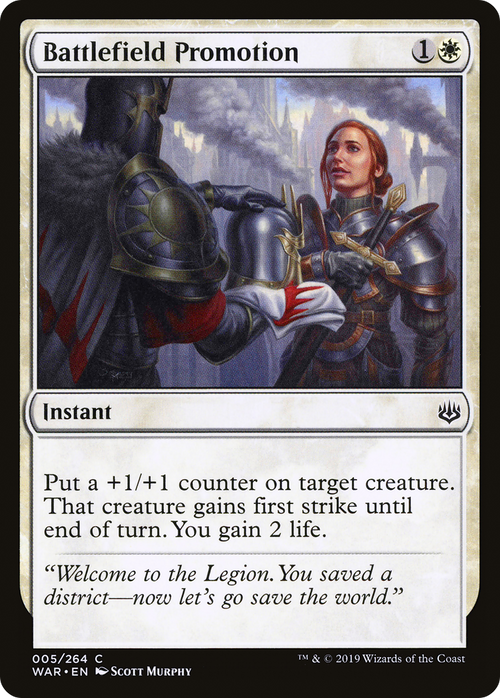 Battlefield Promotion (WAR-005) - War of the Spark Foil