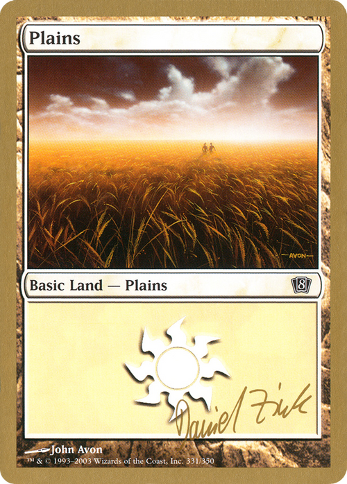 Plains (WCD-DZ331) - World Championship Decks 2003