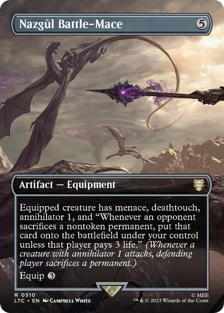 Nazgul Battle-Mace (Borderless) (LTC-510) - Tales of Middle-earth Commander