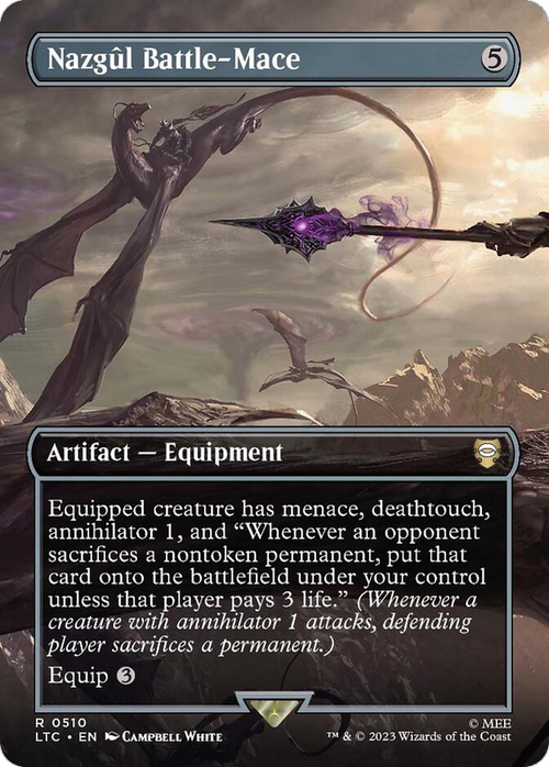 Nazgul Battle-Mace (Borderless) (LTC-510) - Tales of Middle-earth Commander
