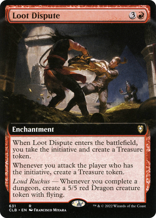 Loot Dispute (Extended Art) (CLB-631) - Commander Legends: Battle for Baldur's Gate: (Extended Art)
