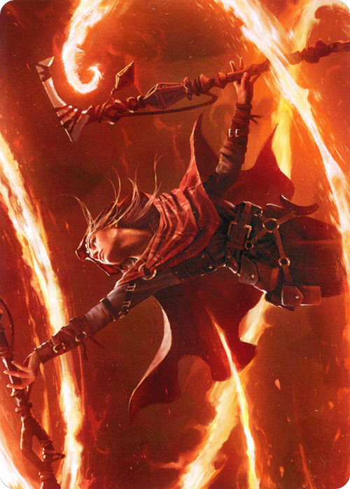Magmatic Channeler // Magmatic Channeler (AZNR-065) - Zendikar Rising Art Series (Borderless)