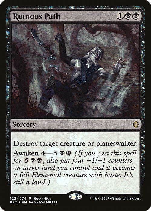 Ruinous Path (BABP-123) - Battle for Zendikar Promos Foil