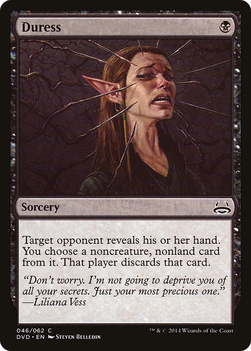 Duress (DD3-046) - Duel Decks Anthology: Divine vs. Demonic