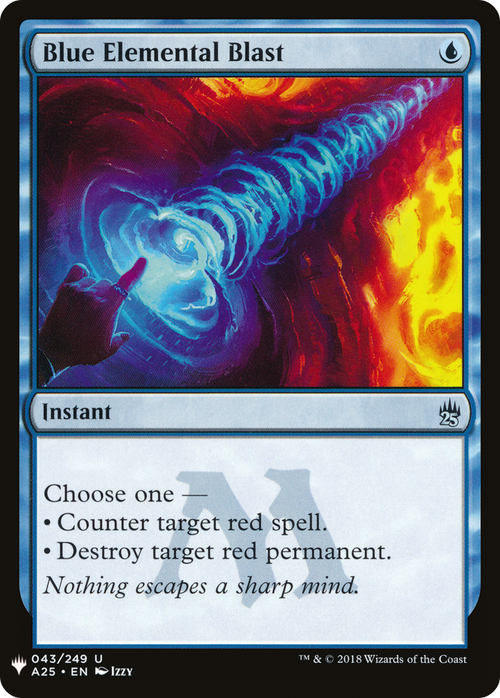 Blue Elemental Blast (LIST-A25-43) - The List