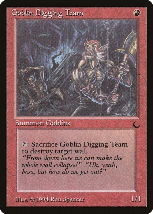 Goblin Digging Team (DRK-) - The Dark
