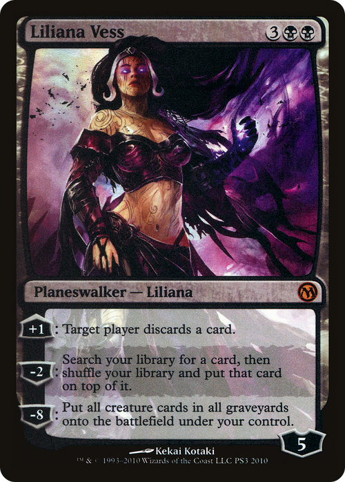 Liliana Vess (MEDIA-001) - Duels of the Planeswalkers 2010 Promos Foil