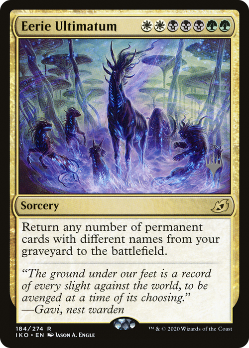 Eerie Ultimatum (PPIKO-184P) - Ikoria: Lair of Behemoths Promos Foil