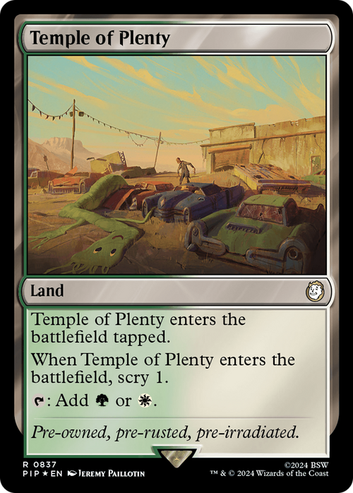 Temple of Plenty (Surge Foil) (PIP-837) - Fallout Foil