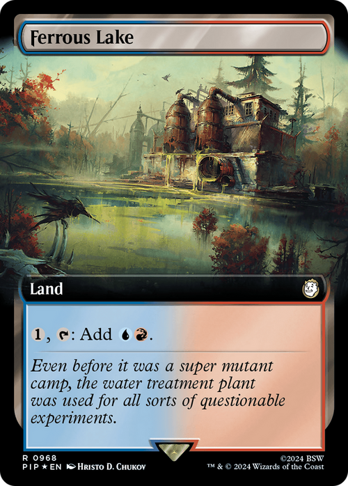 Ferrous Lake (Extended Art) (Surge Foil) (PIP-968) - Fallout: (Extended Art) Foil