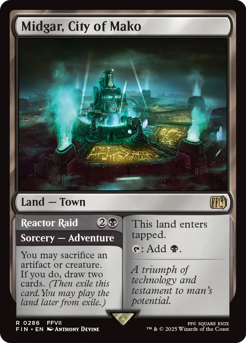 Midgar, City of Mako (FIN-286) - FINAL FANTASY Foil