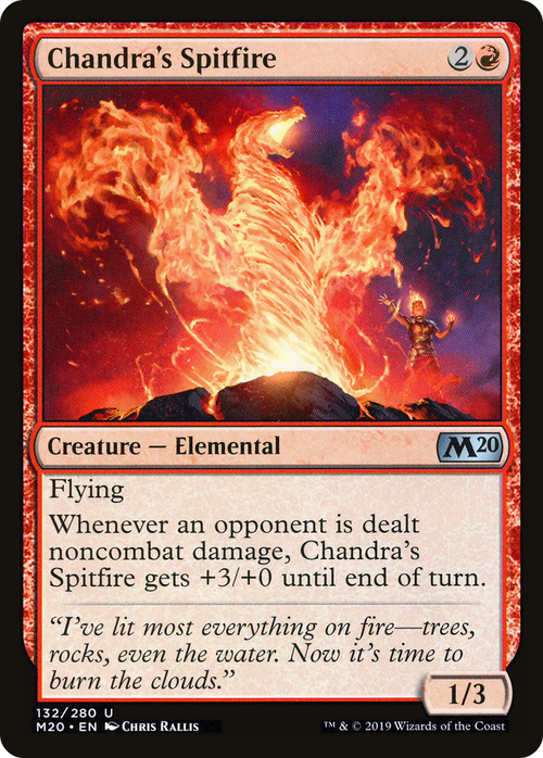 Chandra's Spitfire (M20-132) - Core Set 2020
