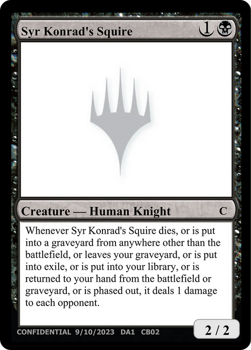 Syr Konrad's Squire (UNK-) - Unknown Event