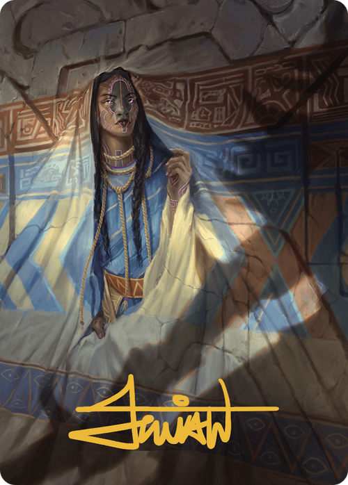 Whispersilk Cloak // Whispersilk Cloak (ALCI-080) - The Lost Caverns of Ixalan Art Series (Borderless) Foil