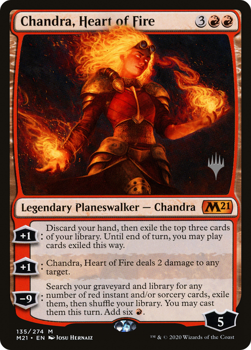 Chandra, Heart of Fire (PPM21-135P) - Core Set 2021 Promos