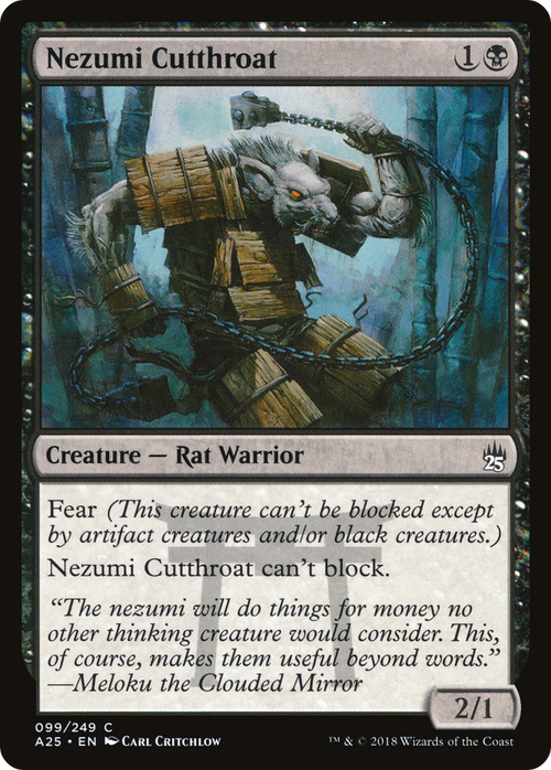 Nezumi Cutthroat (A25-099) - Masters 25 Foil