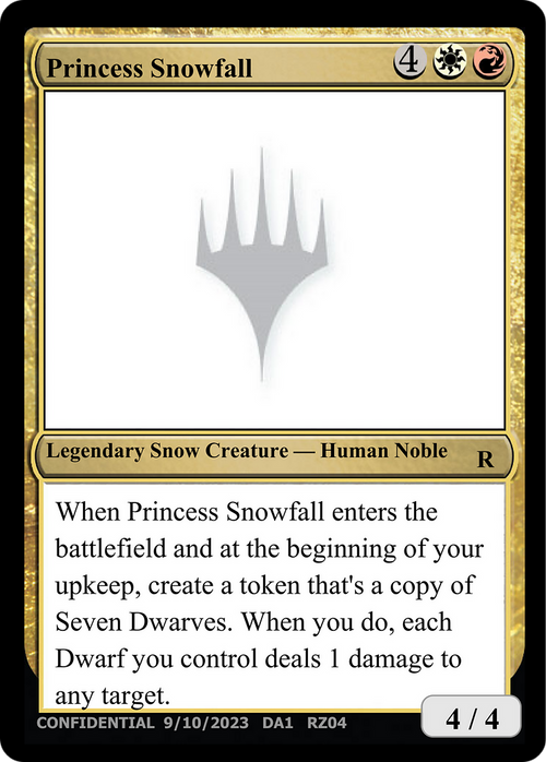 Princess Snowfall (UNK-) - Unknown Event
