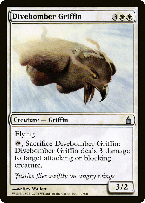 Divebomber Griffin (RAV-014) - Ravnica: City of Guilds Foil