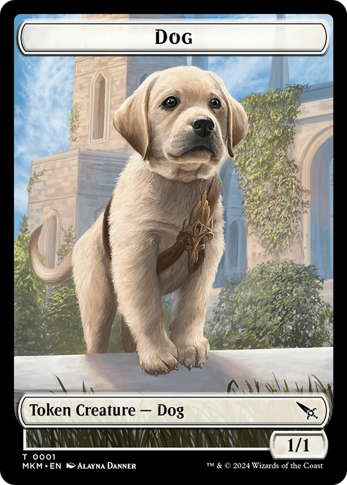 Dog (TMKM-001) - Murders at Karlov Manor Tokens Foil