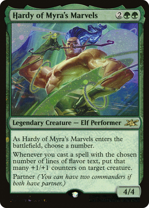 Hardy of Myra's Marvels (Galaxy Foil) (UNF-427) - Unfinity Foil
