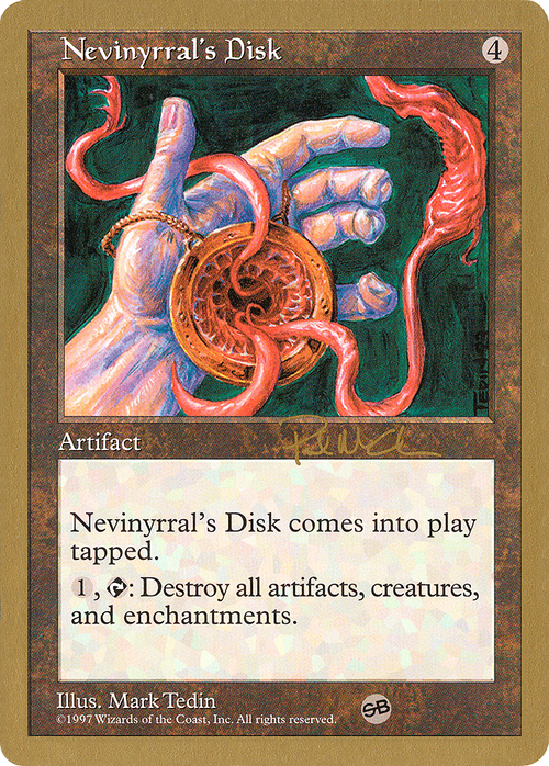 Nevinyrral's Disk - 1997 Paul McCabe (5ED) (SB) (WCD-) - World Championship Decks 1997
