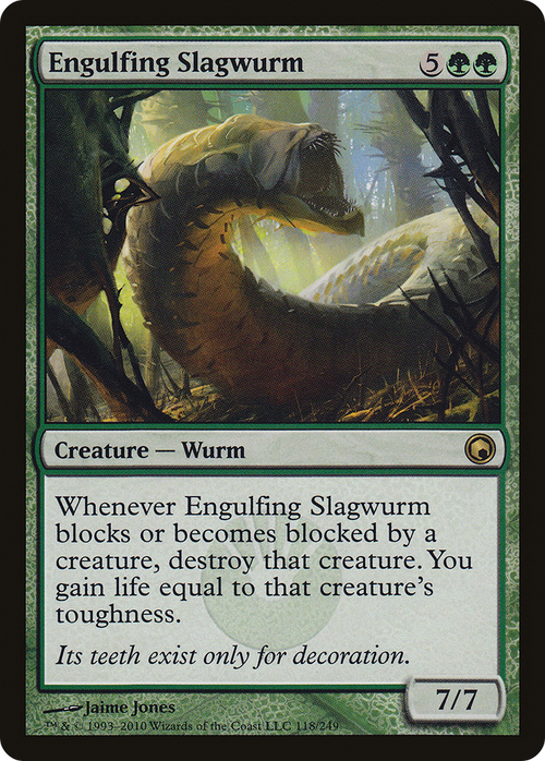 Engulfing Slagwurm (SOM-118) - Scars of Mirrodin
