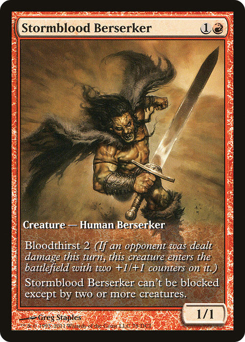 Stormblood Berserker (GAME-156) - DCI Promos