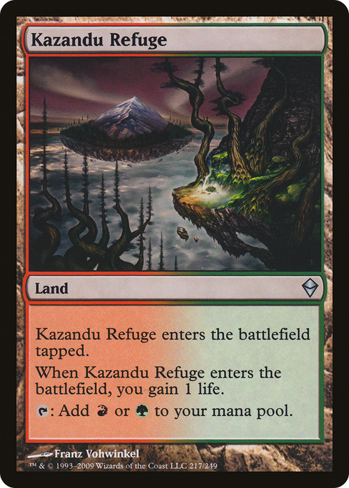 Kazandu Refuge (ZEN-217) - Zendikar Foil
