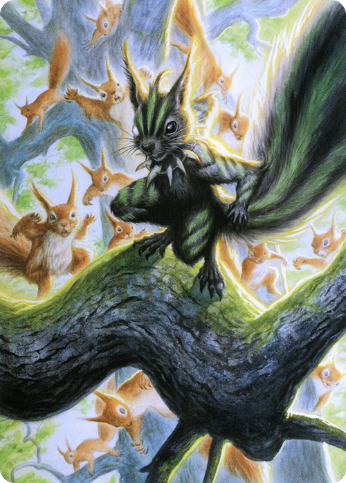 Chatterfang, Squirrel General // Chatterfang, Squirrel General (AMH2-067) - Modern Horizons 2 Art Series (Borderless) Foil