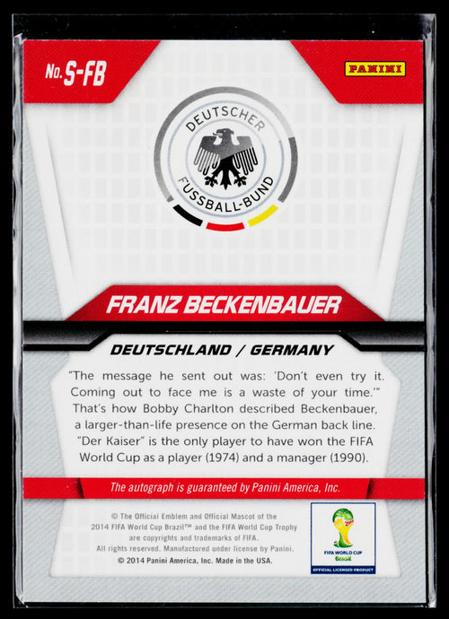 Franz Beckenbauer (Back)