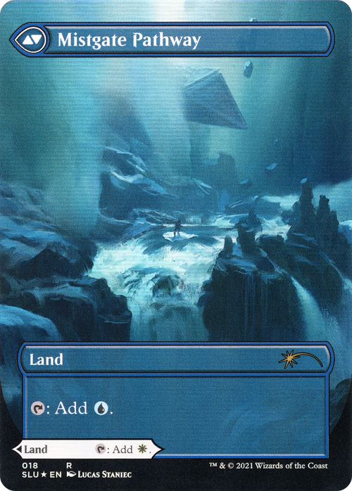 Hengegate Pathway (Borderless) (SLU-018) - Secret Lair: Ultimate Edition: (Showcase) (Borderless) Foil