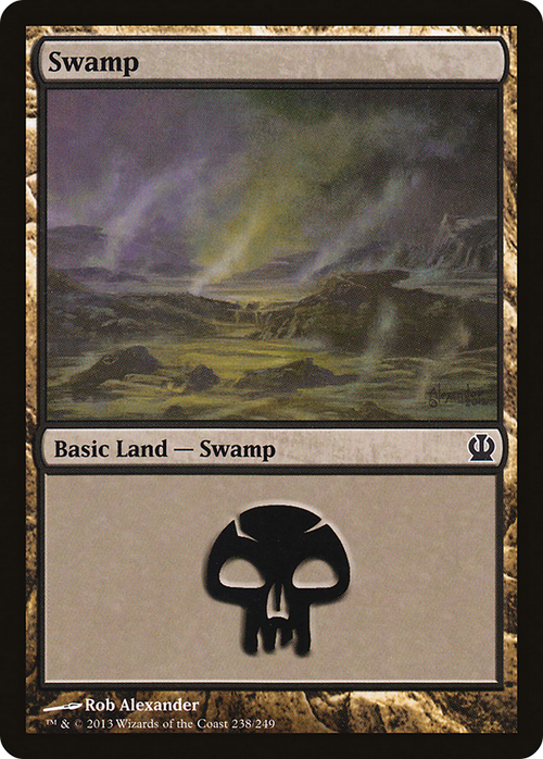 Swamp (238) (THS-238) - Theros Foil