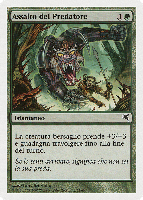 Predator's Strike (Italian) - "Assalto del Predatore" (PSAL-K52) - Salvat 2005