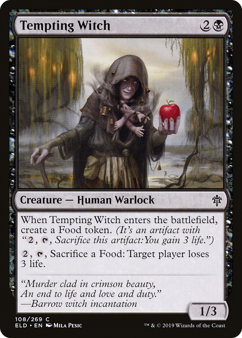 Tempting Witch (ELD-108) - Throne of Eldraine