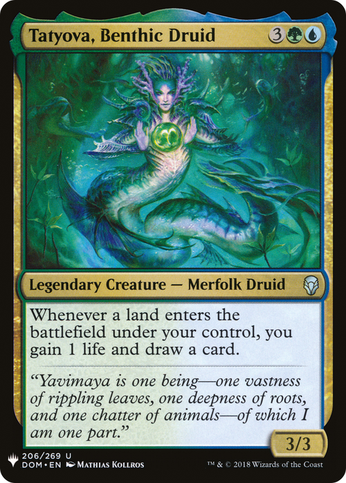 Tatyova, Benthic Druid (LIST-DOM-206) - The List
