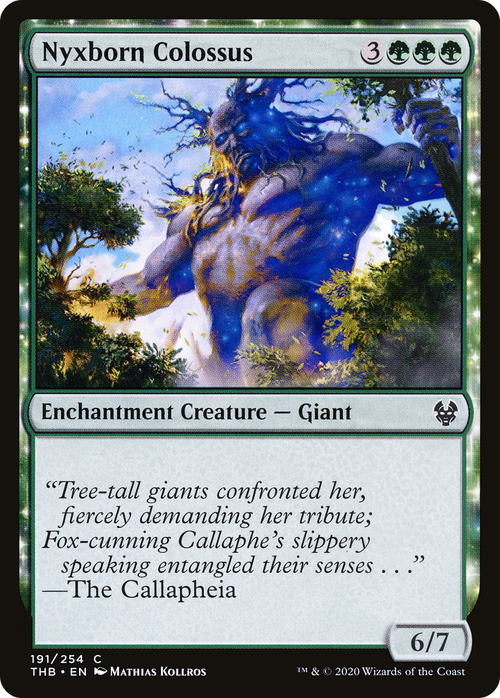 Nyxborn Colossus (THB-191) - Theros Beyond Death: (enchantment) Foil