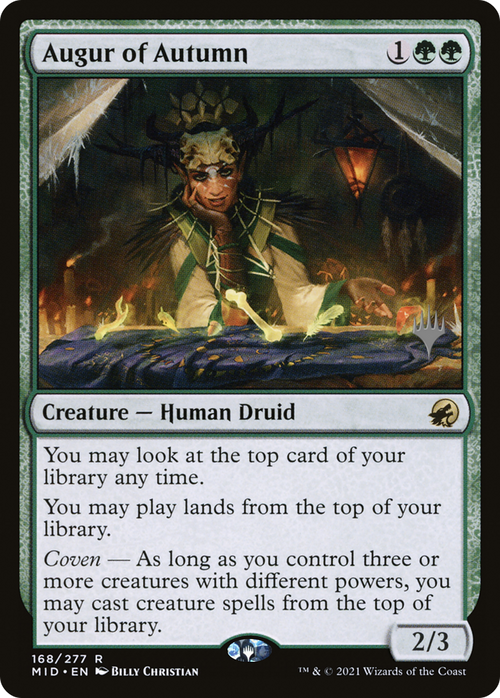 Augur of Autumn (PPMID-168P) - Innistrad: Midnight Hunt Promos Foil