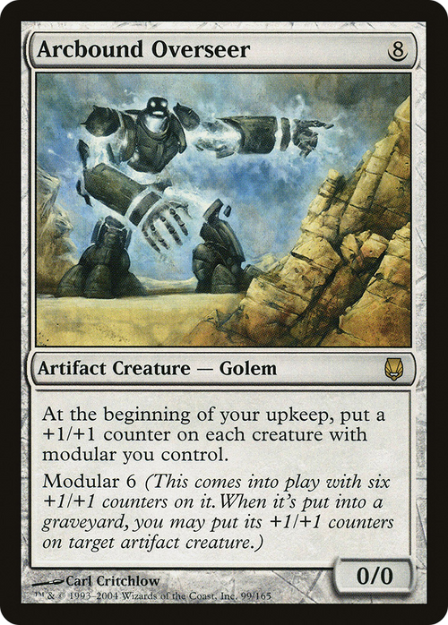 Arcbound Overseer (DST-099) - Darksteel Foil
