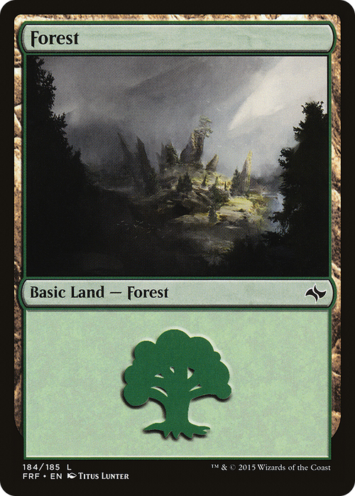 Forest (184) (FRF-184) - Fate Reforged
