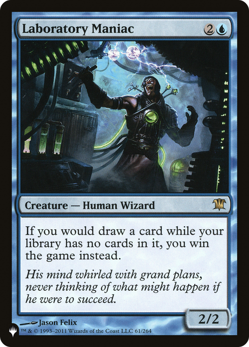 Laboratory Maniac (ISD) (LIST-61/264) - The List