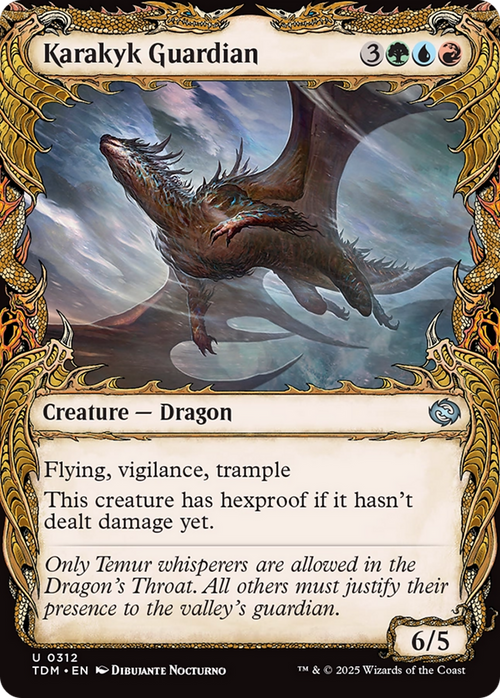 Karakyk Guardian (Showcase) (TDM-312) - Tarkir: Dragonstorm: (Showcase)