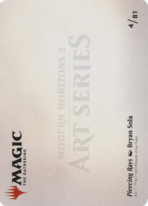 Piercing Rays // Piercing Rays (AMH2-004) - Modern Horizons 2 Art Series (Borderless) Foil