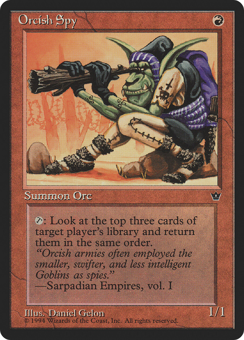 Orcish Spy (Gelon) (FEM-) - Fallen Empires