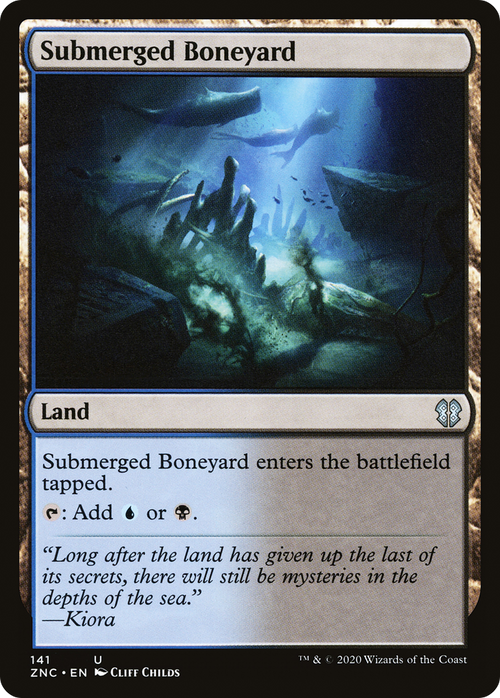 Submerged Boneyard (ZNC-141) - Zendikar Rising Commander