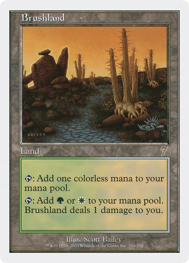 Brushland (7ED-326) - 7th Edition Foil