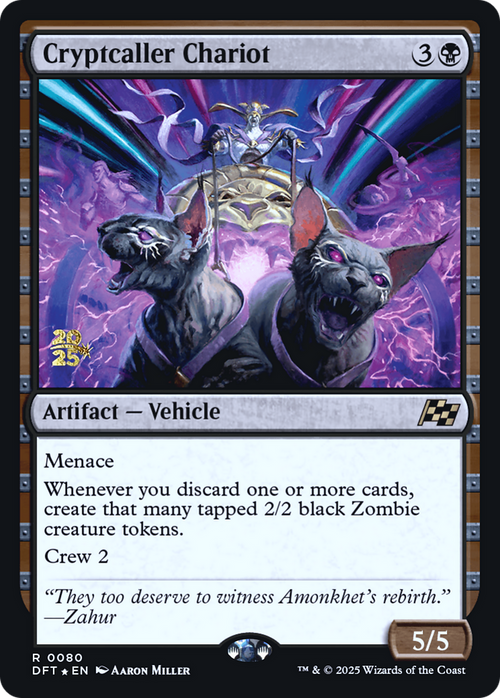 Cryptcaller Chariot (PRE-80S) - Prerelease Cards Foil