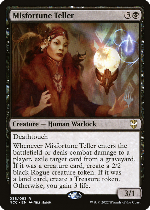 Misfortune Teller (PPSNC-038) - New Capenna Commander Promos Foil