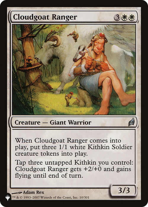 Cloudgoat Ranger (LIST-LRW-10) - The List