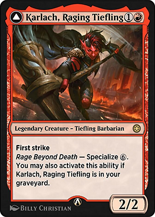 Karlach, Raging Tiefling (HBG-014) - Alchemy Horizons: Baldur's Gate